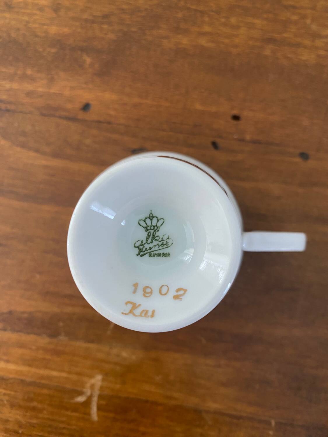 BAVARIA porcelain cup and saucer