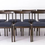 6 Chairs by Ole Wanscher for Poul Jeppesen, 1960s, model Rungstedlund, Set of 6