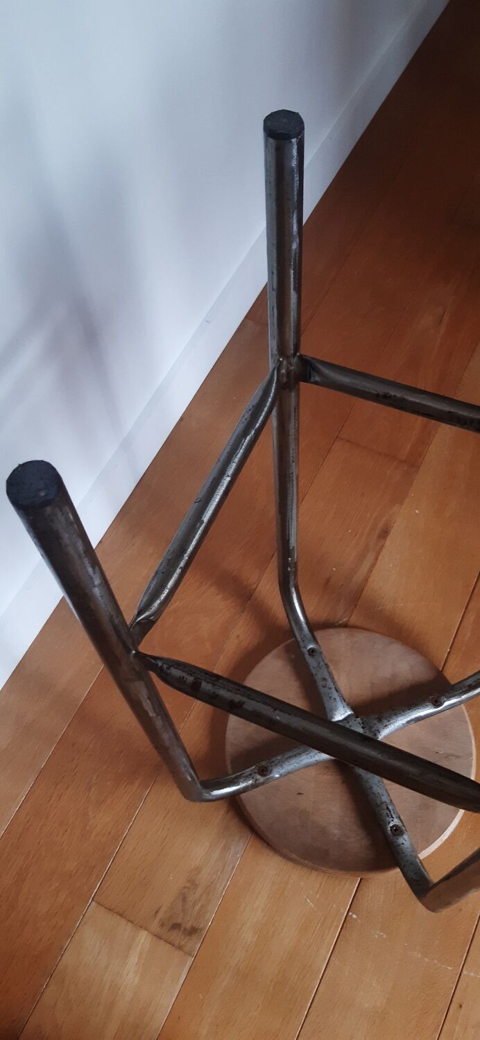 Industrial bar stool