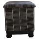 Art Deco Stool / Pouff with Fold-Up Seat, France, circa 1930