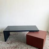 Bureau C.e.o. cube conçu par Lella & Massimo Vignelli pour Poltrona Frau, italie années 1990