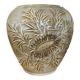 Large Round Vase Vallauris Huguette BESSONE - Brutalist - 23 cm