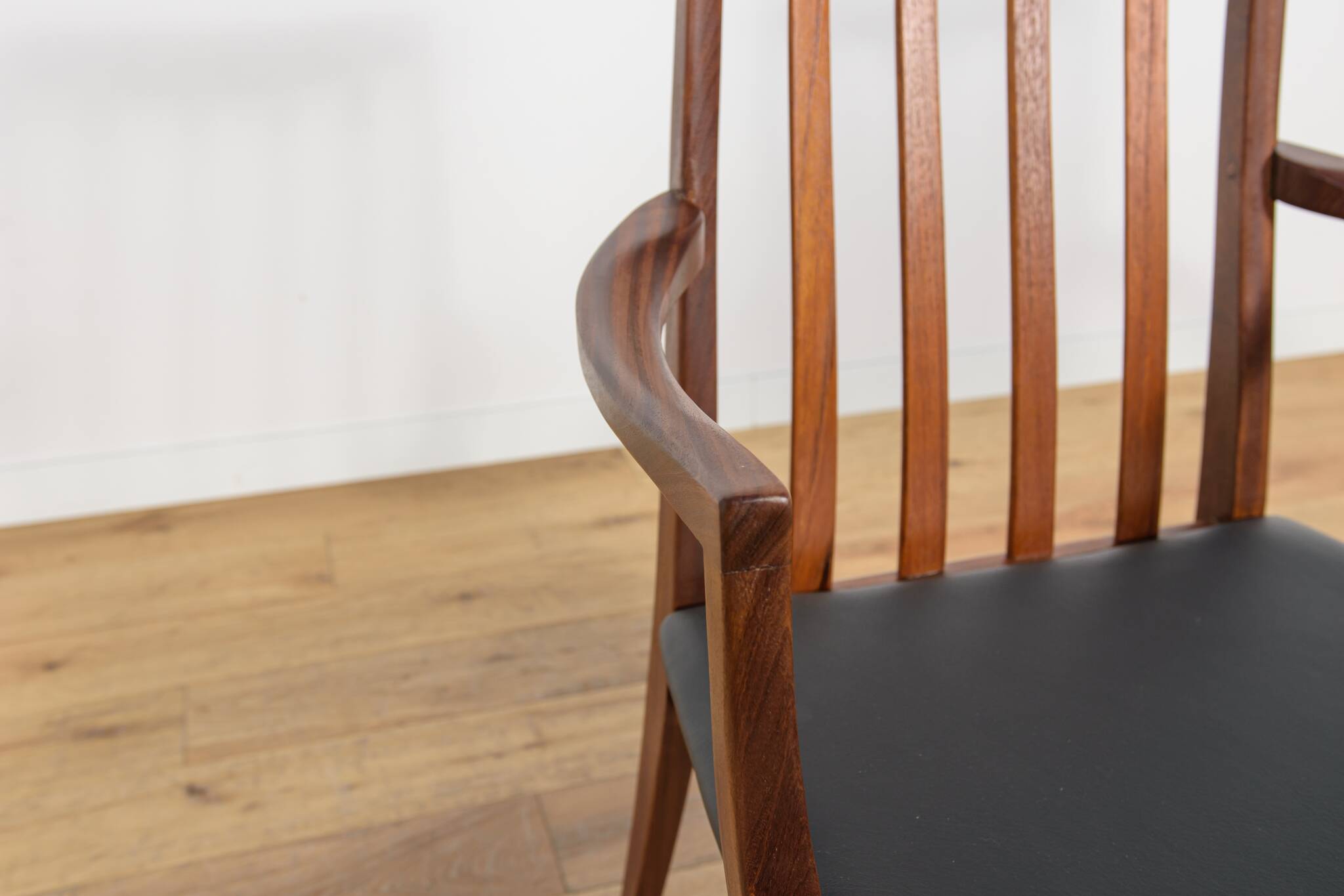 Mid-Century Teak and Leather Dining Chairs by Leslie Dandy for G-Plan, 1960