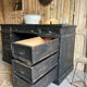 Antique desk, washbasin unit