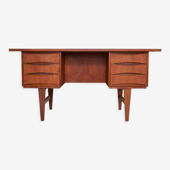 Mid-Century Danish Teak Desk, 1960s