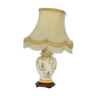Vase en faience monté en lampe