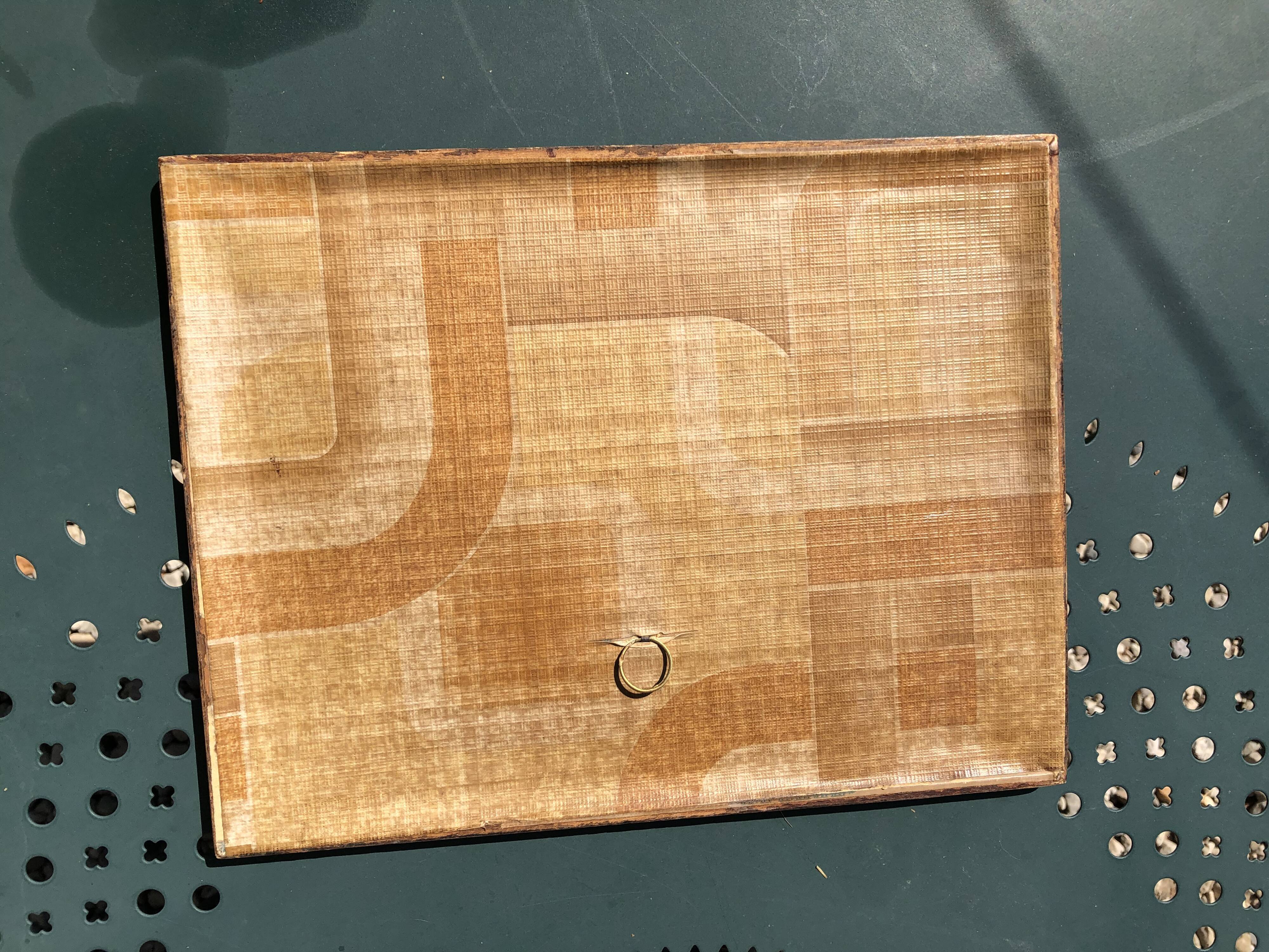 Engraving under glass two wagtail birds