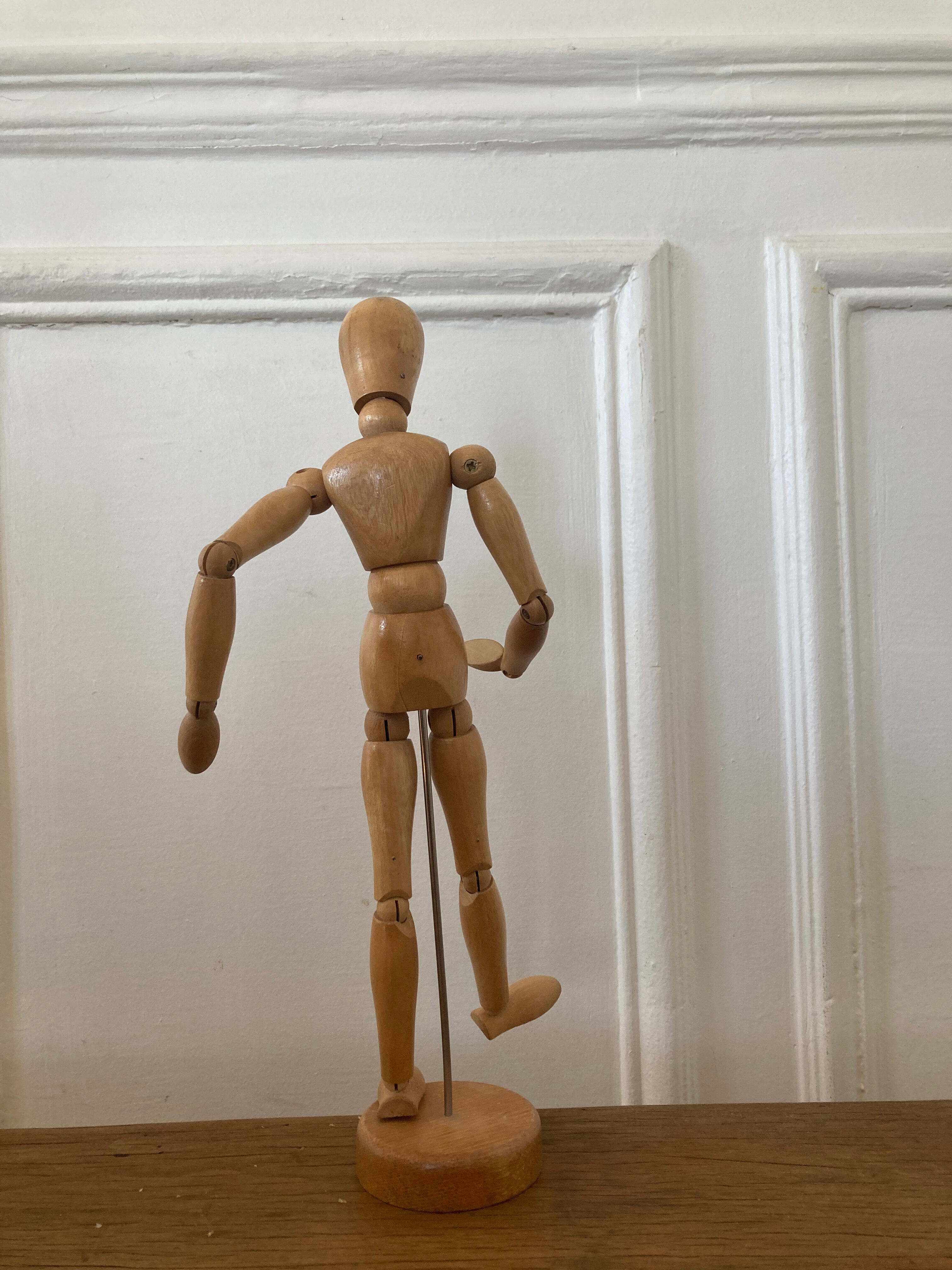 Wooden mannequin