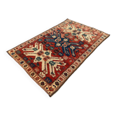 Caucasian Adler, Eagle Kazak Rug 190x113 cm vintage tribal carpet