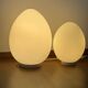 Duo de lampes œuf vintage 1970