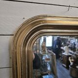 Antique Louis Philippe style gilded mirror