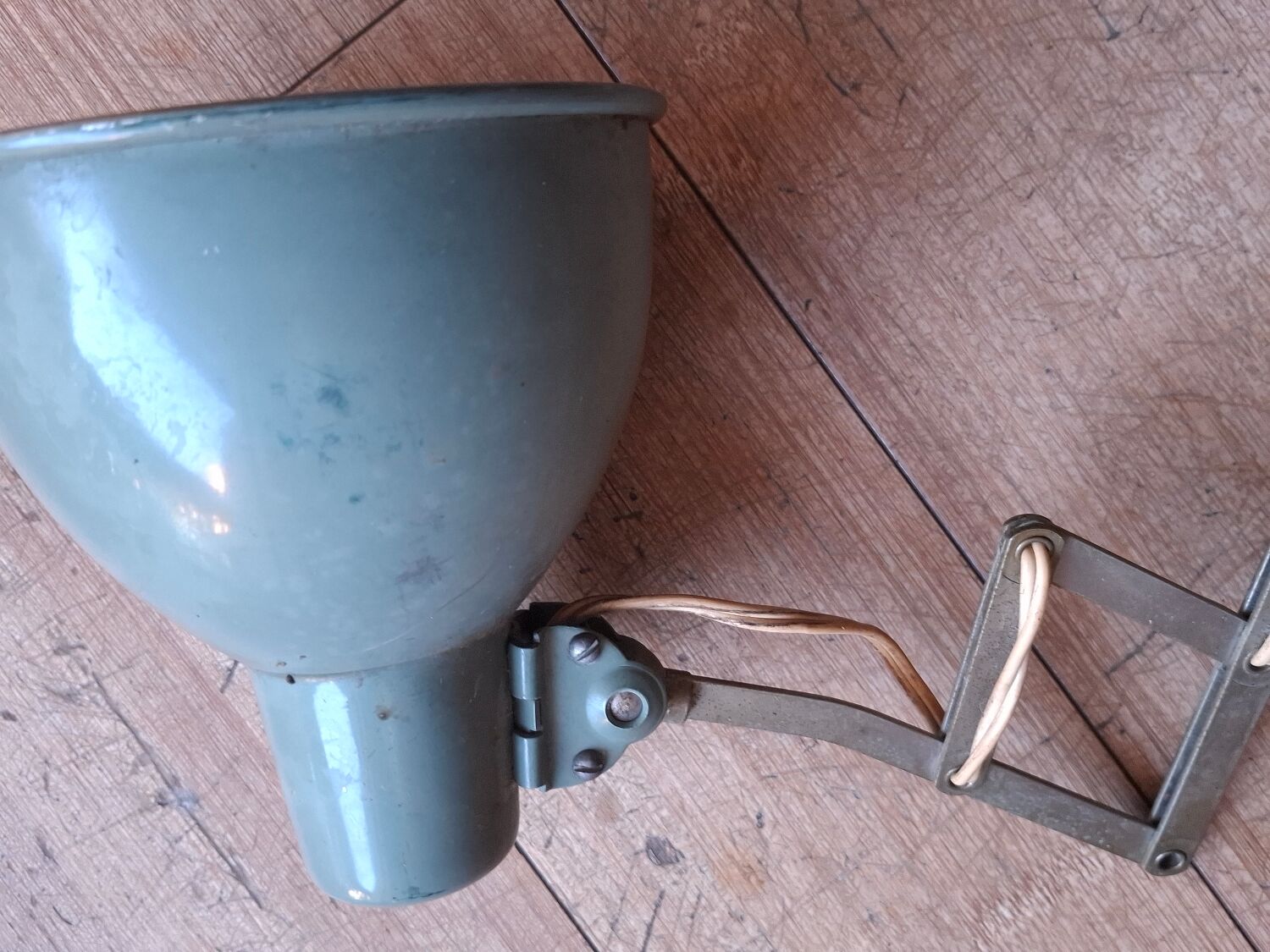 1950s extendable wall lamp