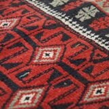 Small Decorative Rug Mainly Red – 65 x 71 cm
