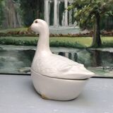 Vintage Earthenware Terrine Michel Caugant Goose France