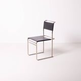 Marcel Breuer Bauhaus Tecta B40 dining chair in nickel plated bent steel an