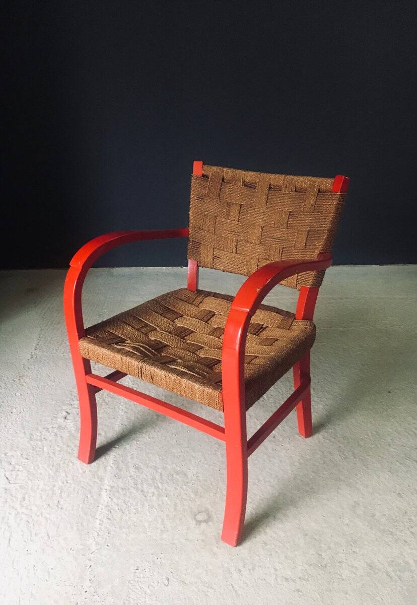 Mediterranean Armchairs, France, 1950s, Set of 2