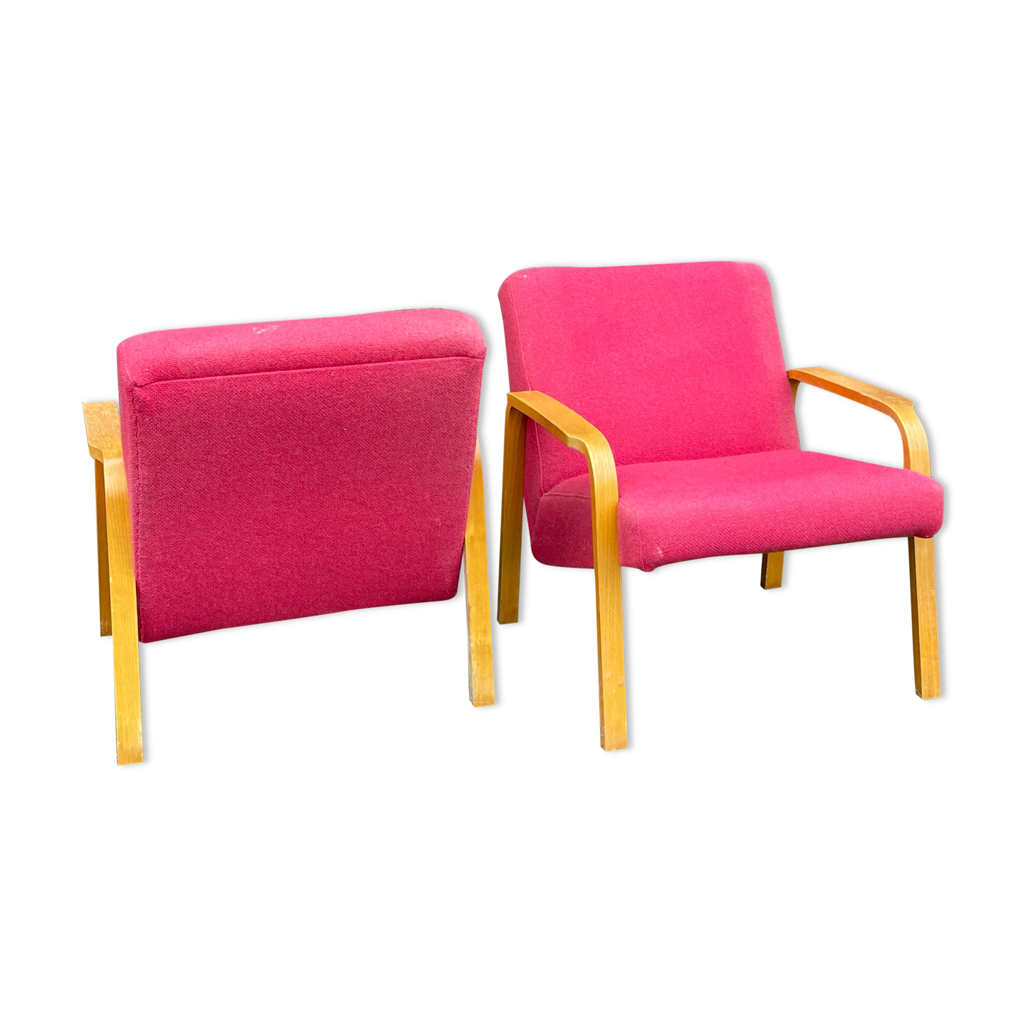 Paire fauteuils modèle 740 de Joseph André Motte édition Steiner