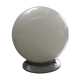 Old ceiling lamp opaline globe white metal base Art Deco 1930 ø 20 cm