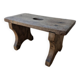 Small 19th-century farmhouse stool
