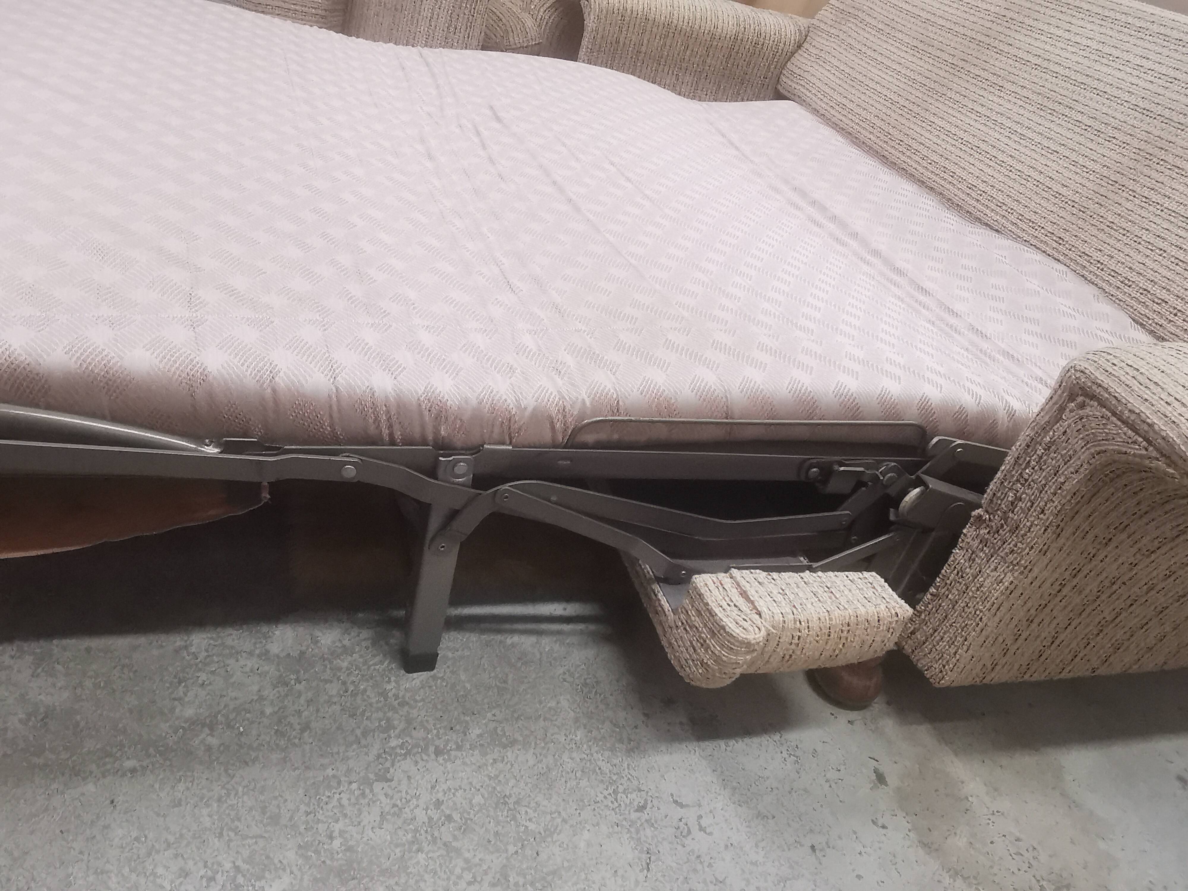 Sofa bed and armchair