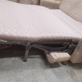 Sofa bed and armchair