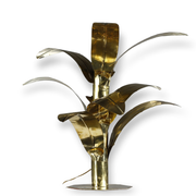 Palm tree brass floor/table lamp, Bottega Gadda Italy, 1960