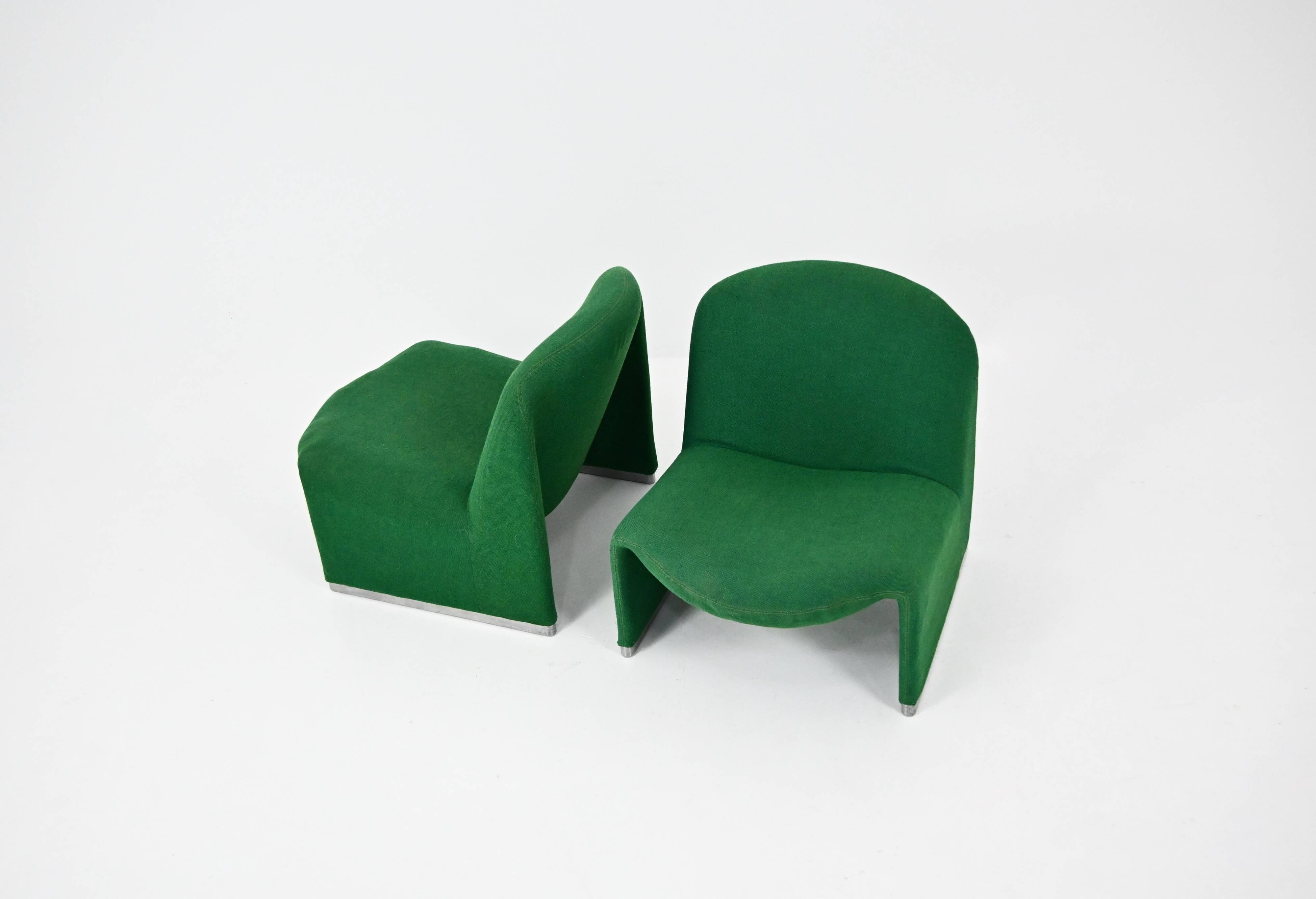 Set de 2 Fauteuils Alky par Giancarlo Piretti pour Anonima Castelli,1970s