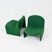 Set of 2 Alky Armchairs by Giancarlo Piretti for Anonima Castelli, 1970s