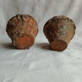 Old terracotta sap pots