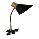 Lampe diabolo , lampe articulée à pince années 60