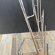 Vintage stainless steel vinyl door
