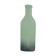 Green blown glass canister