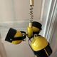 Vintage space age lamp metal 3 eyeball globes