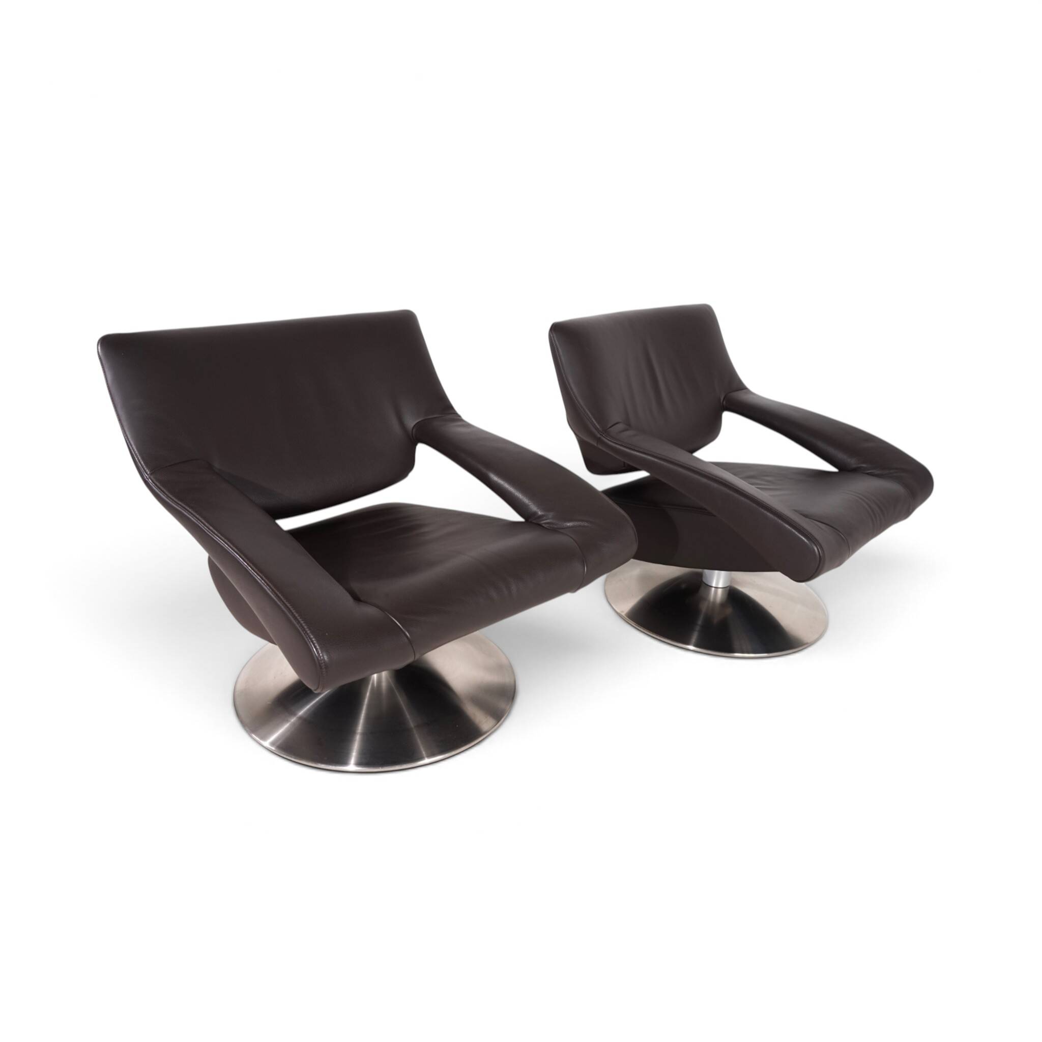 De Sede DS-255 Avantgarde Lounge Chair in Dark Brown Leather, 2000