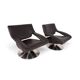 De Sede DS-255 Avantgarde Lounge Chair in Dark Brown Leather, 2000