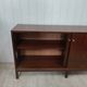 Vintage row walnut sliding doors