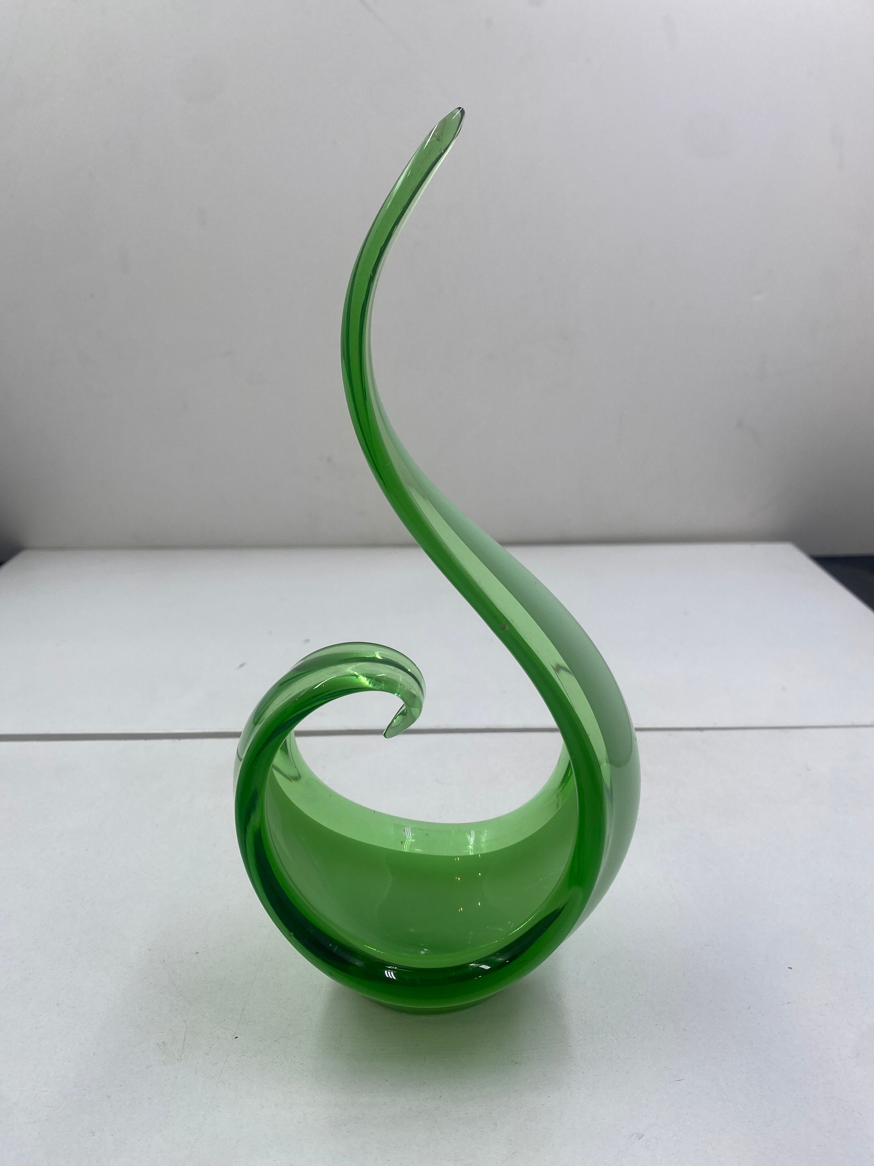 Art nouveau style glass subject