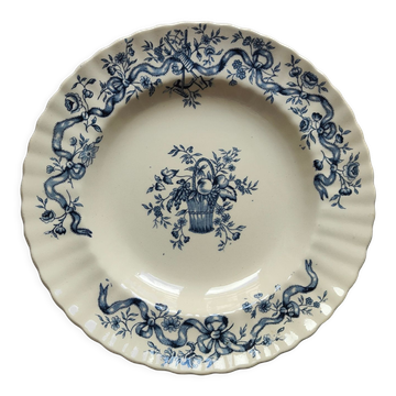 Ironstone plate Longchamp