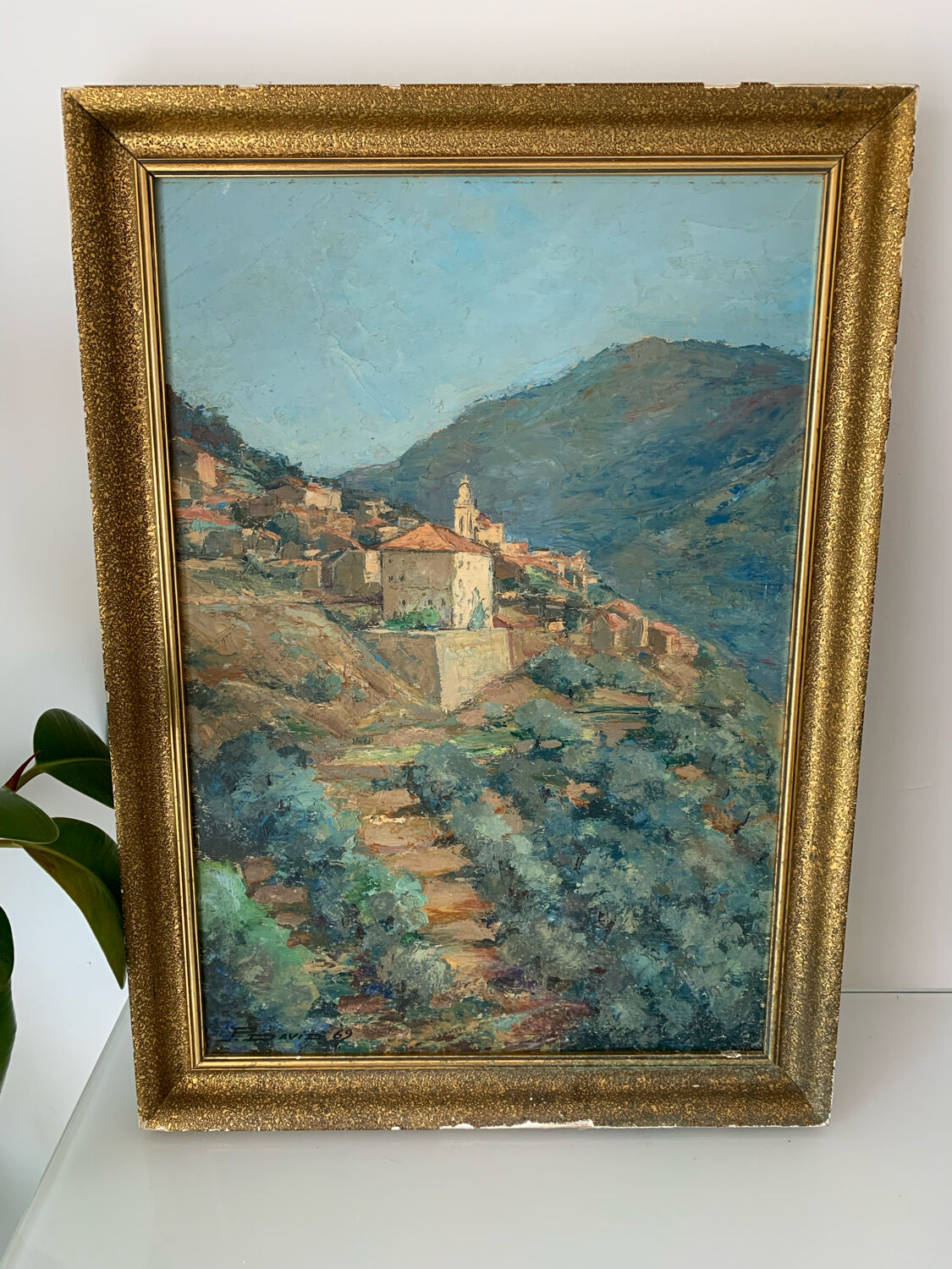 Corsican landscape painting