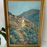 Corsican landscape painting