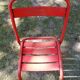 Série de 8 chaises Tolix rouge
