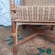 1960s rattan armchair