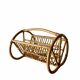 Vintage bamboo magazine rack