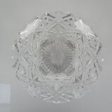 Mid-century Crystal Glass Bowl,1960's.