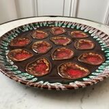 Oyster dish Vallauris 70s