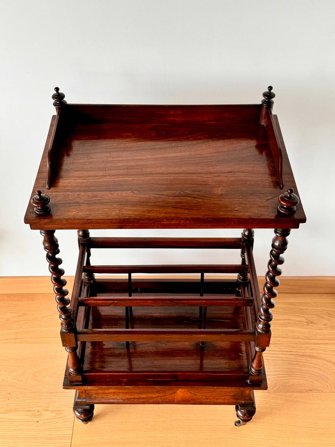 19th century Rio rosewood server