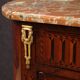 Petite commode française Napoléon III du XIXe siècle avec dessus en marbre