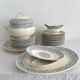"Renaissance" ironstone dinnerware set from Creil and Montereau - 30 pieces