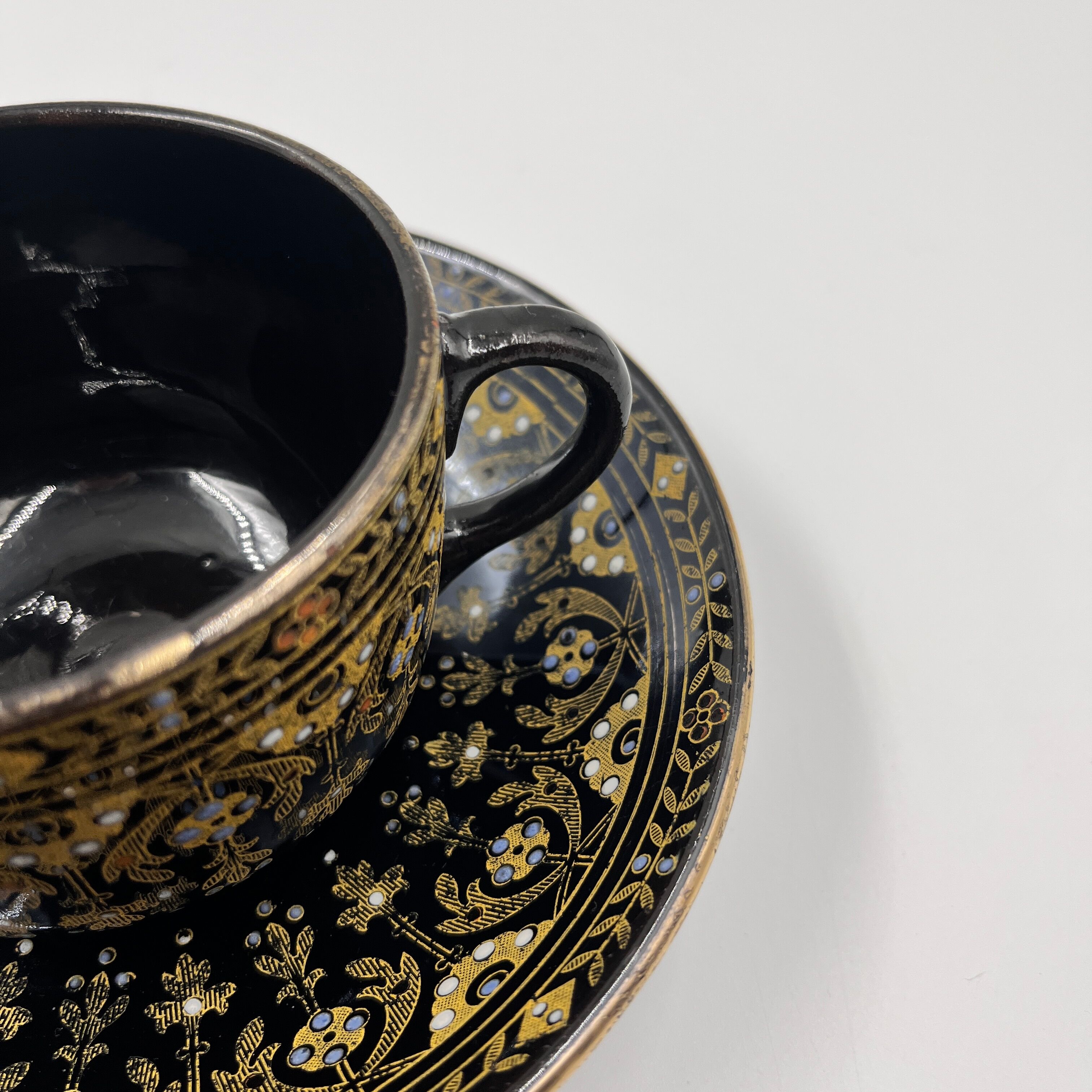 Tea service Sarreguemines Rockingham