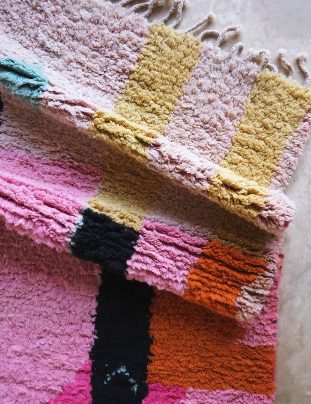 Colourful Berber Rug - 287 x 246 cm